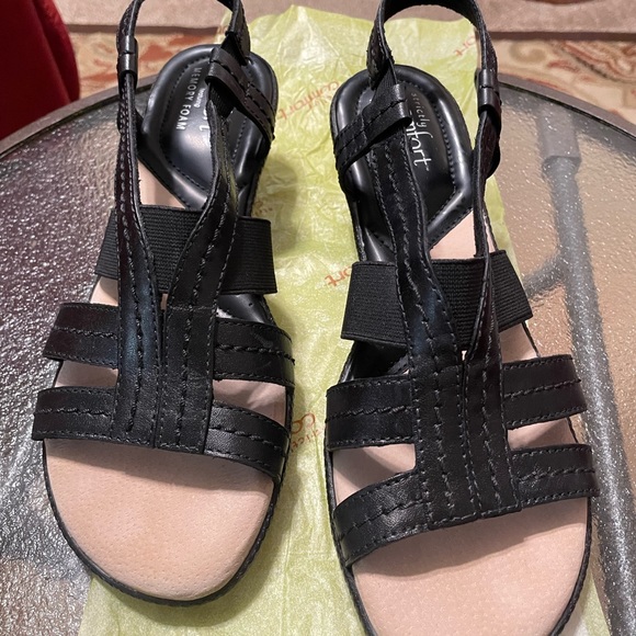Women’s strictly comfort. sandals size 8 Medium color Black - Picture 5 of 9